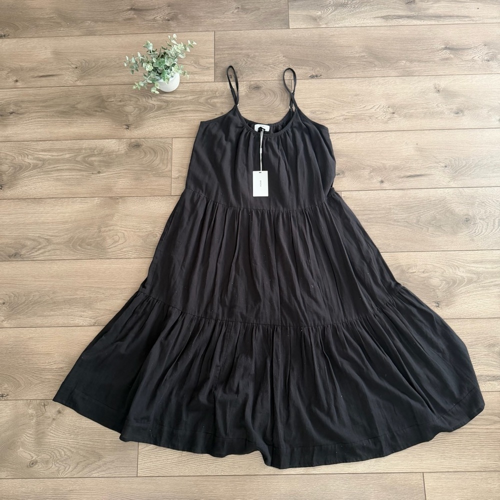 MIKOH Black Women's Dress Size 1 (Small) 100% Cotton